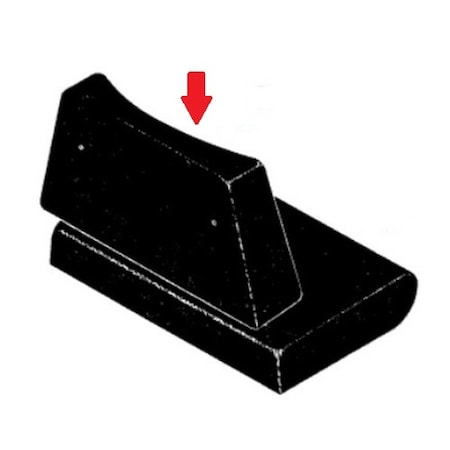 Aftermarket Black Vinyl Seat Back Cushion Fits Case-IH Industrial Models 850 D44169-1